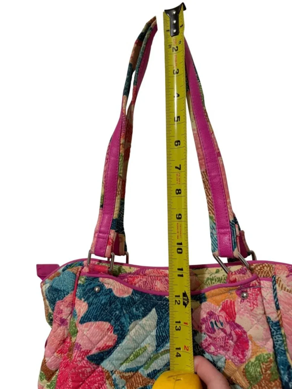 Vera Bradley Retired Super Bloom Glenna Satchel Shoulder Bag Purse - Picture 9 of 16